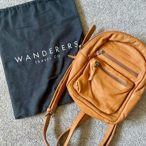 Wanderers Leather Backpack